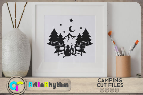 Camping bonfire night SVG, Camp ground SVG SVG Artinrhythm shop 