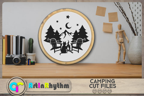 Camping bonfire night SVG, Camp ground SVG SVG Artinrhythm shop 