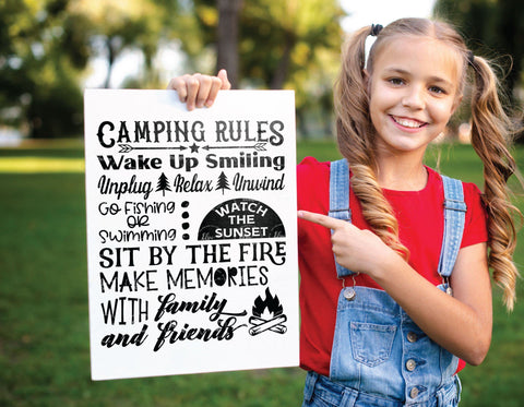 Camping Bucket Bundle - SVG, PNG, DXF, EPS SVG Elsie Loves Design 