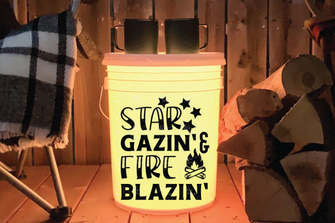 Camping Bucket Bundle - SVG, PNG, DXF, EPS SVG Elsie Loves Design 