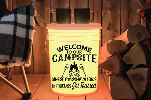 Camping Bucket Bundle - SVG, PNG, DXF, EPS SVG Elsie Loves Design 