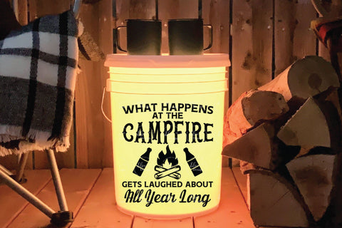 Camping Bucket Bundle - SVG, PNG, DXF, EPS SVG Elsie Loves Design 