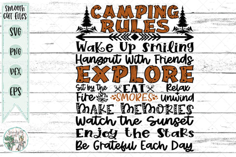 Camping Bundle - 26 Cut File Designs - SVG - PNG - DXF - EPS SVG Serendipity and Art 