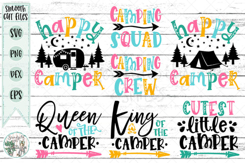 Camping Bundle - 26 Cut File Designs - SVG - PNG - DXF - EPS SVG Serendipity and Art 