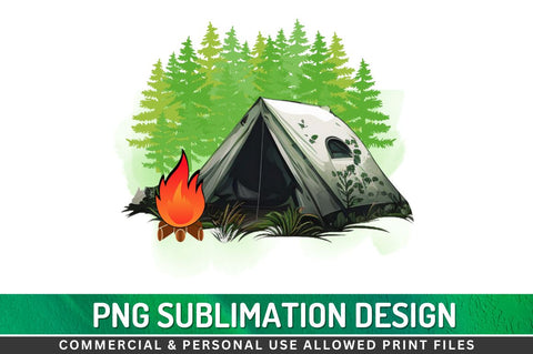 Camping Clipart Sublimation PNG Sublimation Regulrcrative 