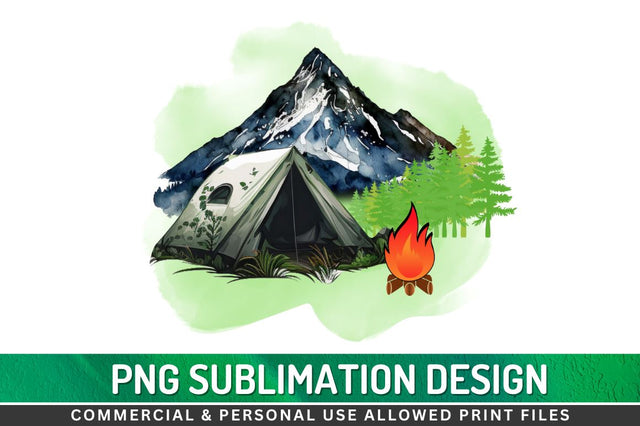 Camping Clipart Sublimation PNG Sublimation Regulrcrative 