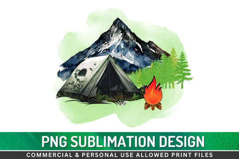 Camping Clipart Sublimation PNG Sublimation Regulrcrative 