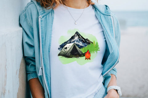 Camping Clipart Sublimation PNG Sublimation Regulrcrative 