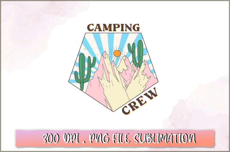 Camping crew Sublimation SVG Shetara Begum 