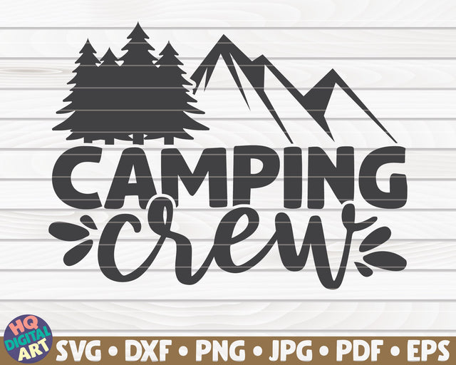 Camping crew SVG | Camping quote SVG HQDigitalArt 