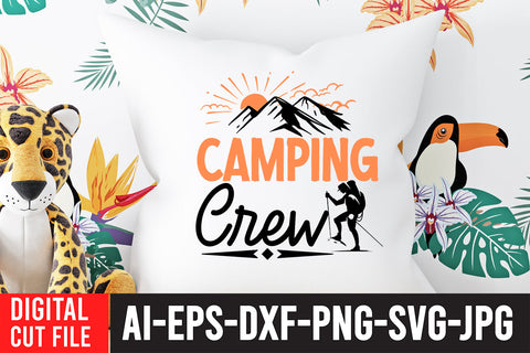 Camping Crew SVG Cut File SVG BlackCatsMedia 