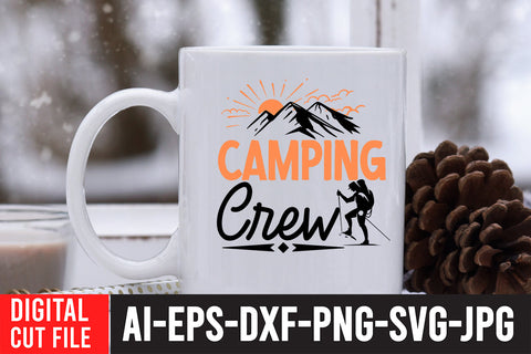 Camping Crew SVG Cut File SVG BlackCatsMedia 