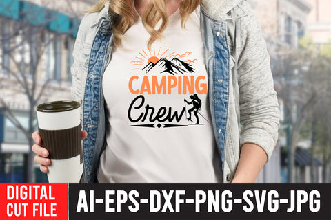 Camping Crew SVG Cut File SVG BlackCatsMedia 