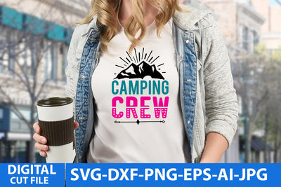 Camping Crew SVG Design SVG BlackCatsMedia 