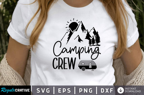 Camping crew SVG SVG Regulrcrative 