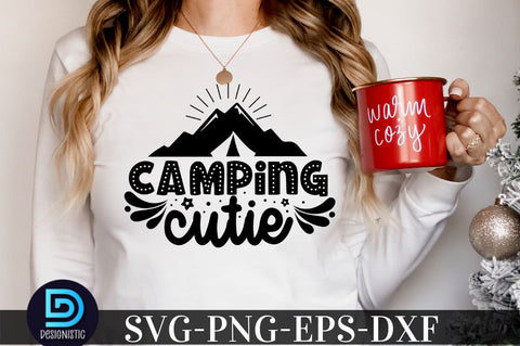 Camping cutie, Camping SVG Bundle SVG DESIGNISTIC 