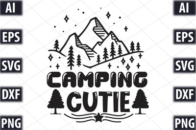 Camping cutie SVG SVGista 