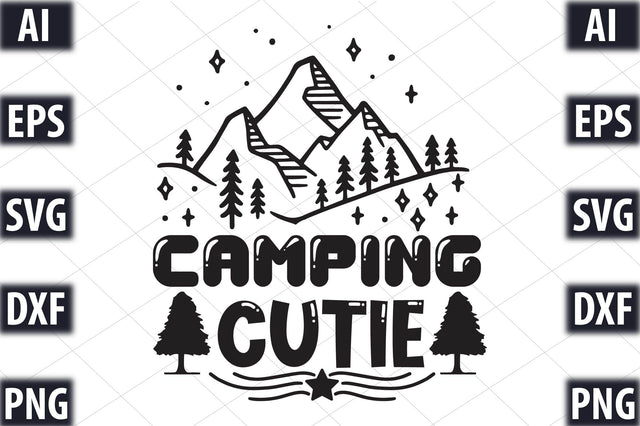 Camping cutie SVG SVGista 