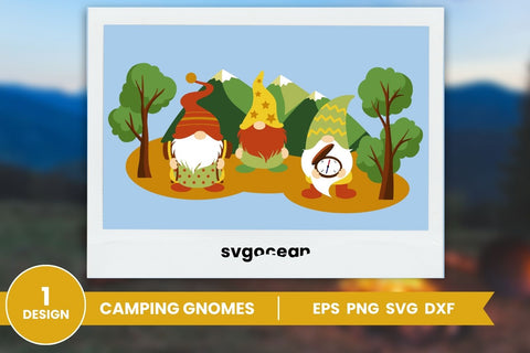 Camping Gnomes Svg Bundle SVG SvgOcean 
