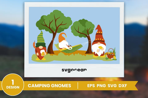 Camping Gnomes Svg Bundle SVG SvgOcean 