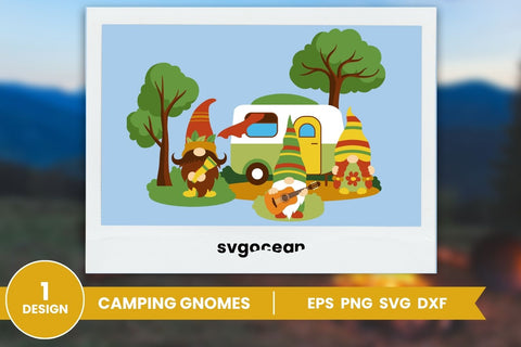 Camping Gnomes Svg Bundle SVG SvgOcean 