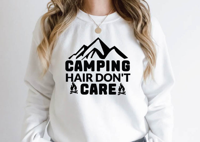 camping hair don't care SVG Design SVG farhad farhad 