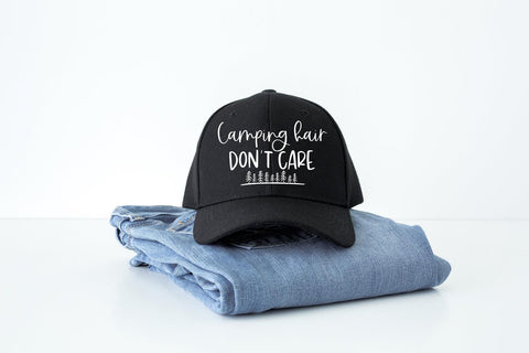 Camping Hair Don't Care SVG - Funny Camping SVG, Camp Life SVG, Camping Quote Cut files SVG Simply Cutz 