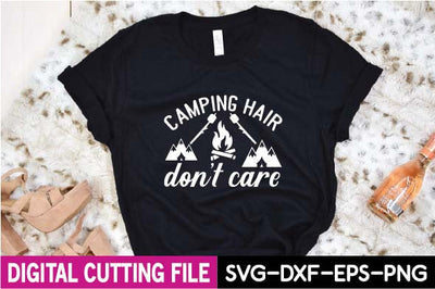 camping hair don't care svg SVG designer krishna 