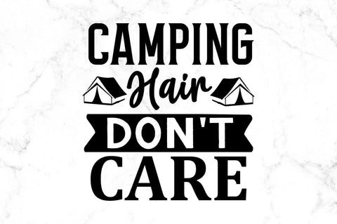 Camping hair SVG SVG Regulrcrative 