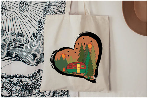 Camping Heart Sublimation Sublimation Jagonath Roy 