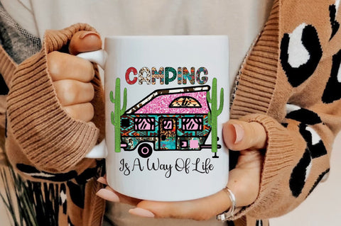 Camping is a Way of Life Sublimation Sublimation Jagonath Roy 