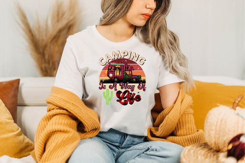 Camping is a Way of Life Sublimation SVGArt 