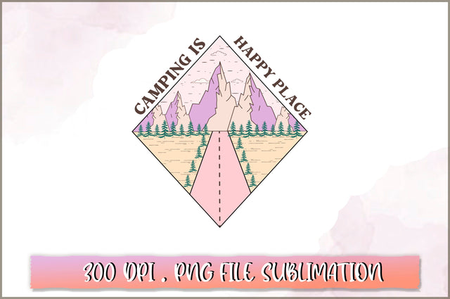 Camping is happy place Sublimation SVG Shetara Begum 