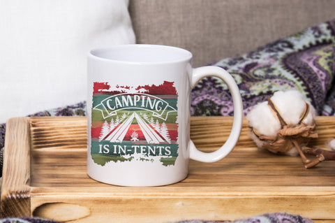 Camping Is In-tents, Camping and Adventure PNG Background Sublimation SVG futivesvg 