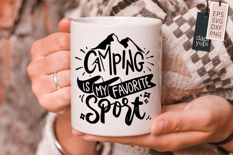 Camping Is My Favorite Sport SVG dapiyupi store 