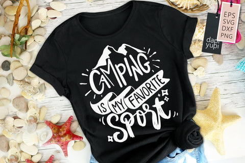 Camping Is My Favorite Sport SVG dapiyupi store 