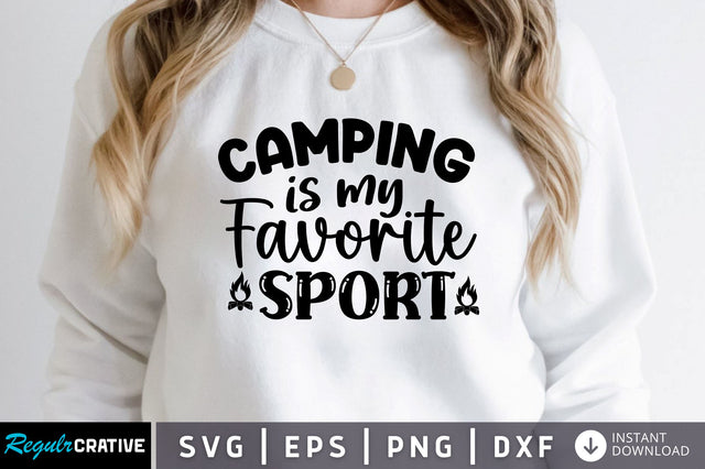 Camping is my favorite SVG SVG Regulrcrative 