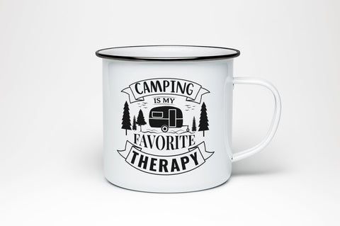 Camping Is My Favorite Therapy, Camping and Adventure SVG SVG futivesvg 