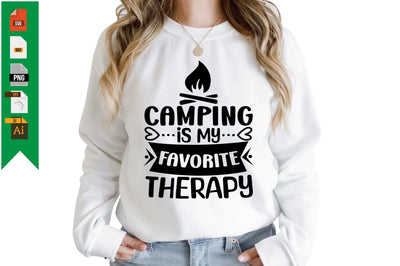 Camping is My Favorite Therapy SVG Craftlabsvg24 
