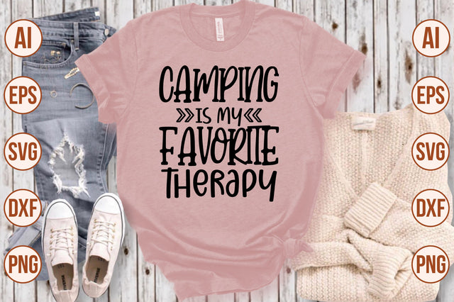 Camping is My Favorite Therapy svg SVG shah alam 