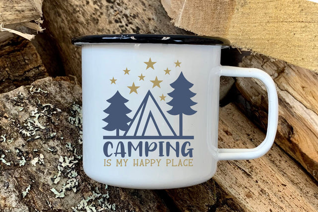 Camping Is My Happy Place SVG Cut File SVG zoellartz 