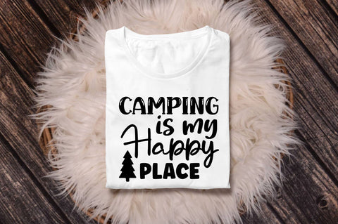 Camping is my happy place SVG SVG Regulrcrative 