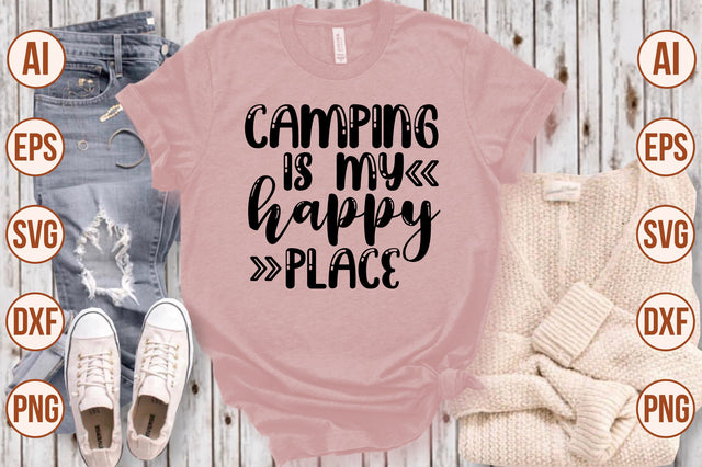 Camping is My Happy Place svg SVG shah alam 