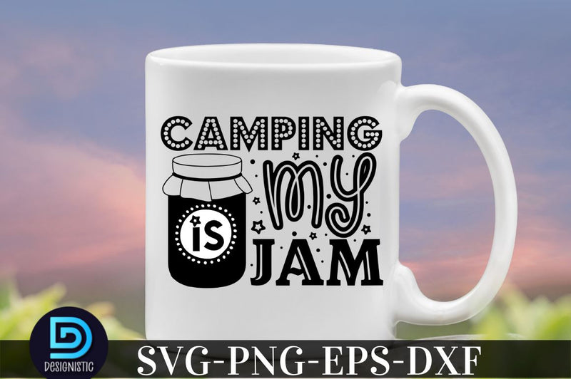 Camping is my jam, Camping SVG Bundle SVG DESIGNISTIC 