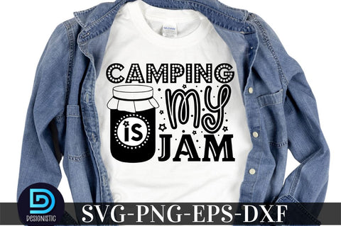 Camping is my jam, Camping SVG Bundle SVG DESIGNISTIC 