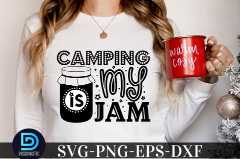 Camping is my jam, Camping SVG Bundle SVG DESIGNISTIC 