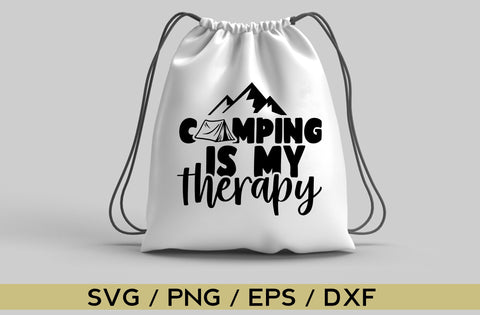 Camping is my therapy, camping svg SVG MD mominul islam 