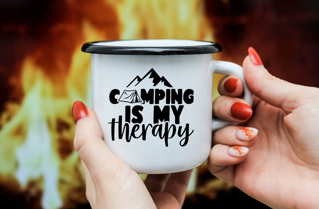Camping is my therapy, camping svg SVG MD mominul islam 