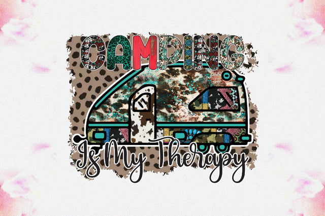 Camping is My Therapy Sublimation Sublimation Jagonath Roy 