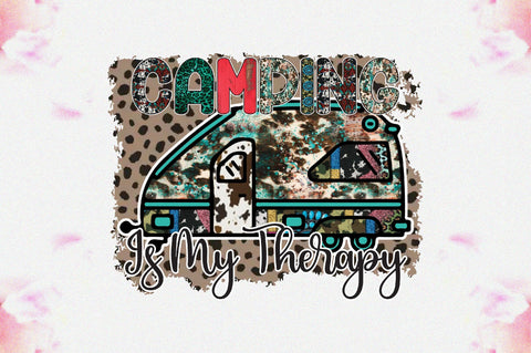 Camping is My Therapy Sublimation Sublimation Jagonath Roy 